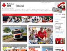 Tablet Screenshot of drk-ohz.de